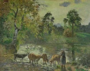 The Pond at Montfoucault, 1875